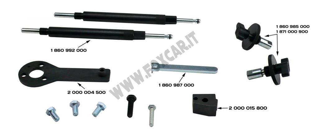 Kit Attrezzi Messa In Fase Motore Fiat Alfa Lancia 1.2 1.4 8V EVO HD155, Per Modelli 500, Punto, Panda, Ypsilon