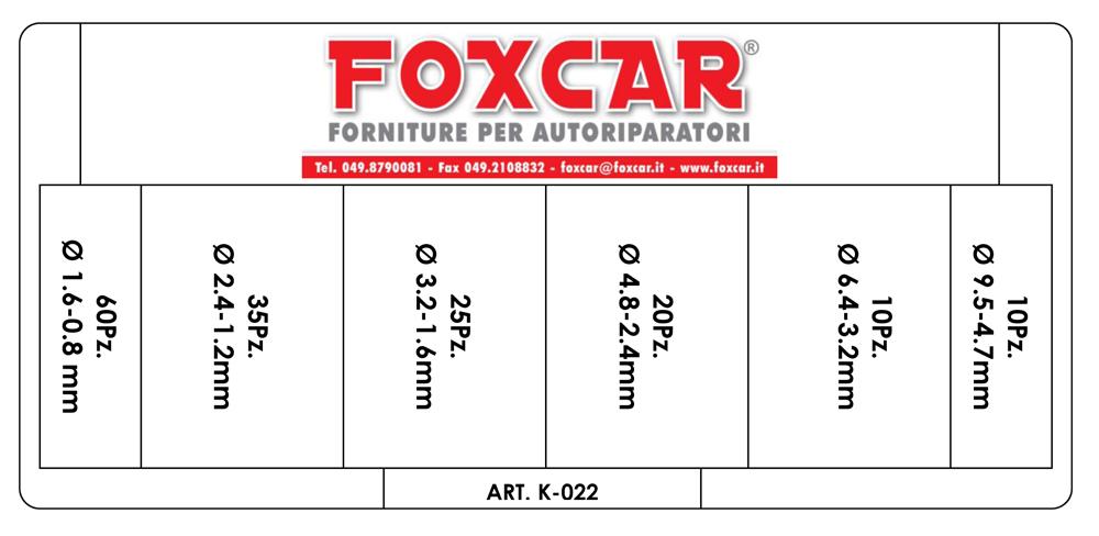 Guaine termorestringenti - KIT MINUTERIA - Foxcar Foxcar