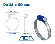 Fascette stringitubo ABA misure 32 50 mm