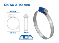 Fascette stringitubo ABA misure 50 70 mm