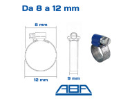 Fascette stringitubo ABA misure 8 12 mm