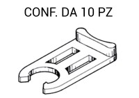 Forcella per il bloccaggio del vetro sul meccanismo alzacristallo Fiat...