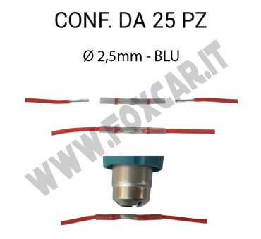 Giunti termosaldanti, di facile utilizzo per cavi Ø 2,5 mm