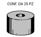 Gommino distanziale altezza 12 mm e diametro interno da 6 mm