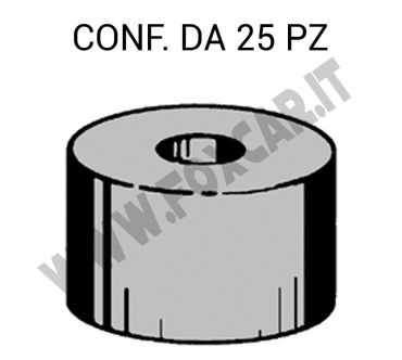 Gommino distanziale altezza 12 mm e diametro interno da 6 mm