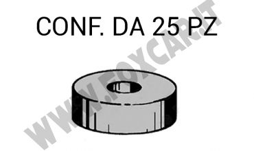 Gommino distanziale altezza 6 mm e diametro interno da 6 mm