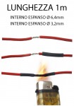 Guaina termorestringente diametro da 6,4 mm a 3,2 mm