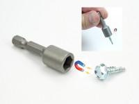 Chiave a bussola con magnete da 10 mm attacco da 1/4