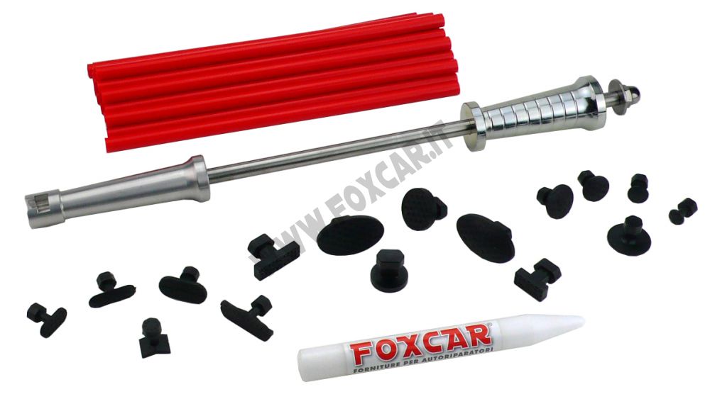 Kit ventose per eliminazione bolli grandine con colla per tirabolli e  levabolli - KIT VENTOSE GRANDINE - Foxcar Foxcar