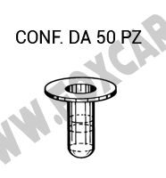 Boccola per bottone fermapannello Citroen e Fiat