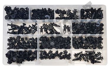 Kit di 230 bottoni in plastica con perno ad espansione per fissaggi vari su auto
  Giapponesi