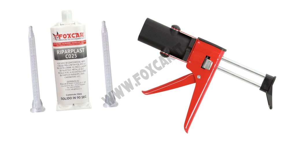 Kit colla poliuretanica bicomponente per riparare paraurti e plastiche -  INCOLLAGGIO E SIGILLATURA - Foxcar Foxcar