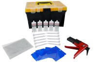 Kit riparazione plastica paraurti e carrozzeria con colla poliuretanic...