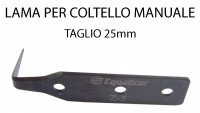 Lama per coltello manuale per taglio sigillante parabrezza 25 mm