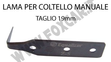 Lama per coltello manuale per taglio sigillante parabrezza 19 mm