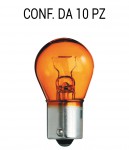 Lampadina a 1 filamento 12 volt 21 Watt arancione