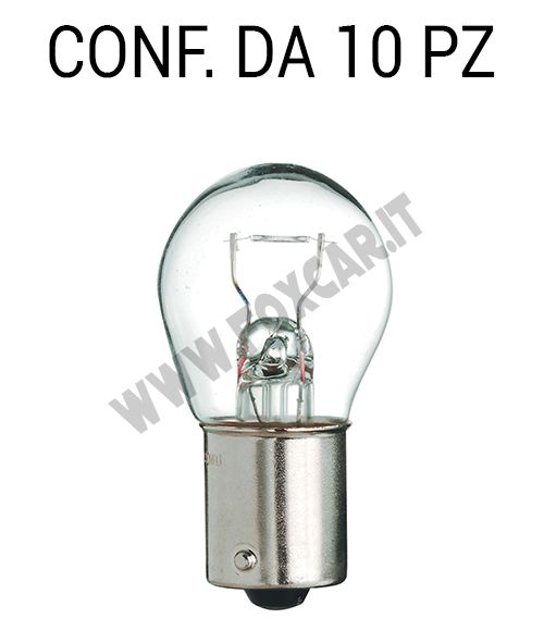 Lampadina a 1 filamento 12 volt 21 watt - LAMPADINE - Foxcar Foxcar