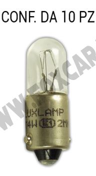 Lampadina a 1 filamento 12 Volt 4 Watt