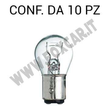 Lampadina a 2 filamenti 12 volt 5/21 Watt