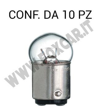 Lampadina sfera 12 Volt 10 Watt