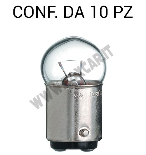 1423 Lampadina a siluro CIF 12 Volt 5 Watt con dimensione 10,5 x