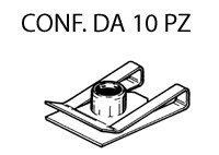 Madreviti metalliche da 20,5 x 14,1 mm per viti filettate M5