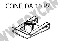 Madreviti metalliche da 20,5 x 14,1 mm per viti filettate M5