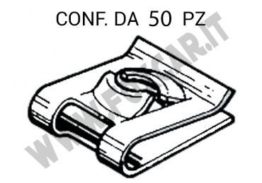 Piastrine per viti autofilettanti da 4,8 mm