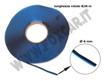 Cordolo autoadesivo sigillante butilico per carrozzeria