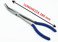 Pinza extra lunga a 45° lunghezza 280 mm