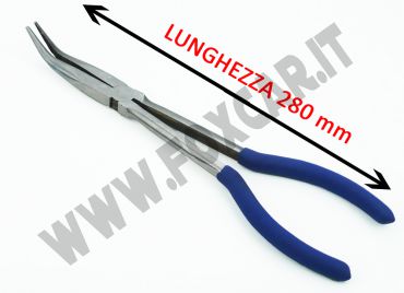 Pinza extra lunga a 45° lunghezza 280 mm