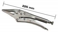 Pinza grip a scatto con punte a becco da 225 mm