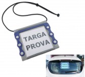 Porta targa prova magnetico