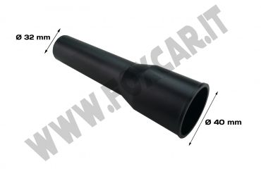 Riduzione tubo in pvc per aspirapolvere da diametro 40 mm a 32 mm