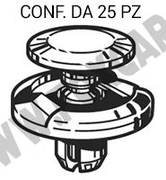 Rivetto con perno per passaruota parasassi su Fiat, Suzuki, Toyota vari modelli