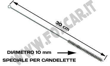 Spazzola per candelette