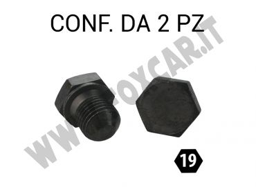 Tappo coppa olio M14x1,50 per chiave da 19 mm per Audi, Ford, Seat e Volkswagen