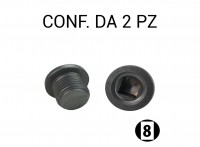 Tappo coppa olio M16x1,50 chiave da 8 mm per Chrysler, Citroen, Nissan...