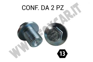 Tappo coppa olio M14x1,50 per chiave da 13 mm per Ford