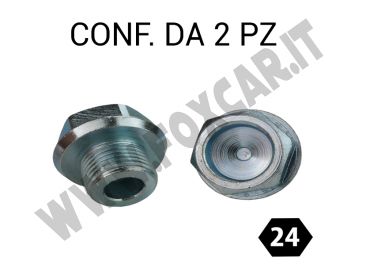 Tappo coppa olio M18x1,50 chiave da 24 mm per Toyota