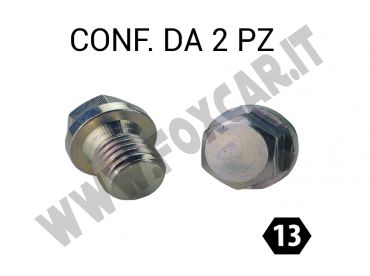 Tappo coppa olio M12x1,50 con esagono da 13 mm per Bmw, Citroen, Mini, Peugeot e
  Toyota