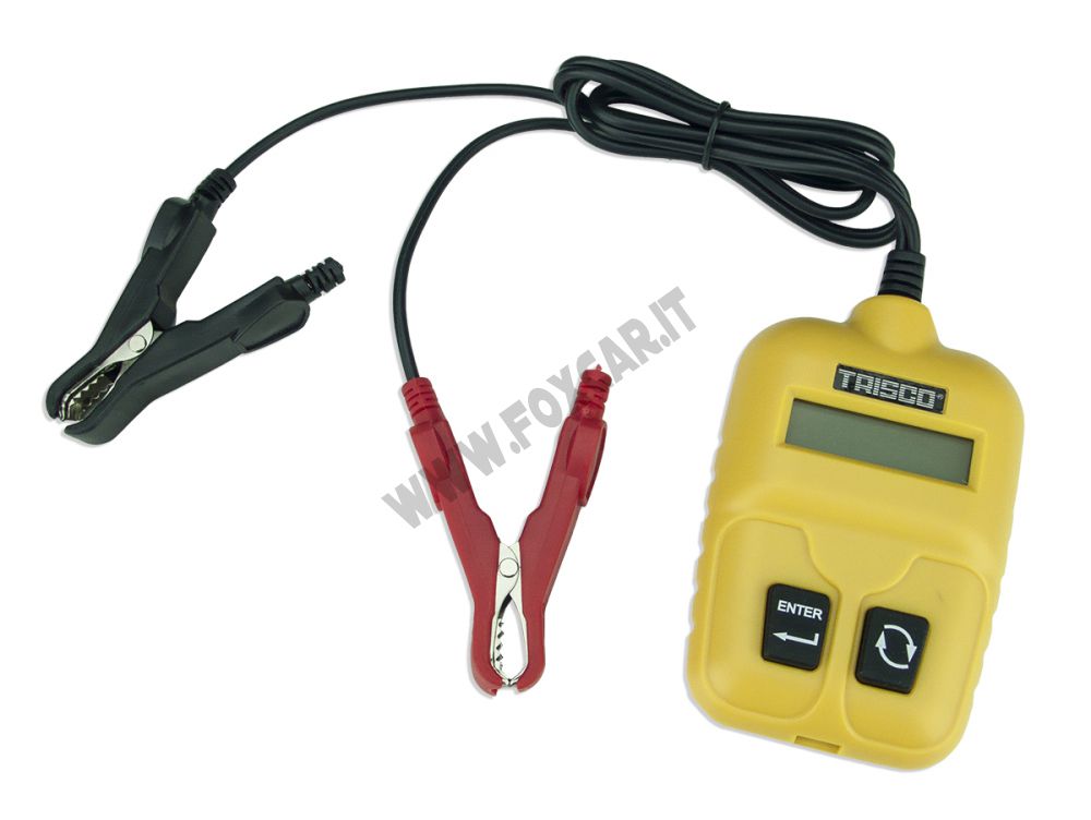 Tester batteria auto con pinze - STRUMENTI PER DIAGNOSI - Foxcar Foxcar