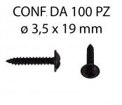 Vite autofilettante testa larga Ø 3,5 x 19 mm