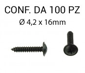 Vite autofilettante testa larga Ø 4,2 x 16 mm