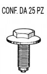 Vite fissaggio parafango e cofano motore 22 x 6 mm