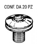 Vite fissaggio serratura porta per Fiat, Lancia e Alfa Romeo