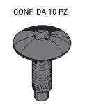 Vite metrica con testa da 19 filetto M6 con impronta Torx per fissare ...