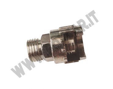 Raccordo aria maschio con dado fresato da 1/4"