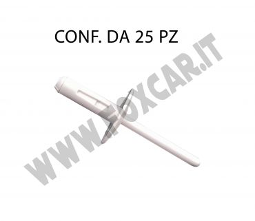 Rivetto bianco in plastica per Bmw X5