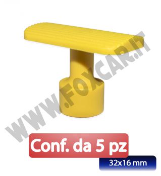 Ventosa rettangolare per levabolli 32x16 mm